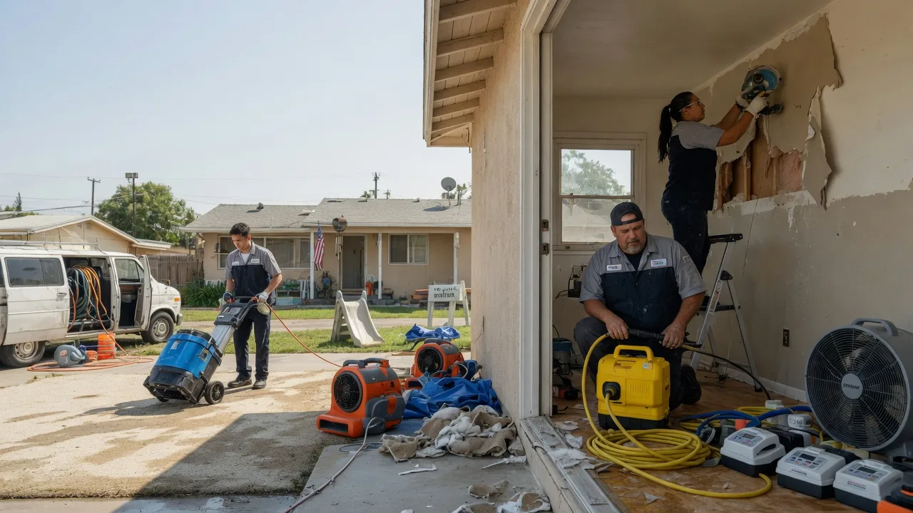 Water Damage Restoration in Lotus, CA near me